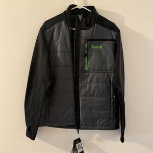 Kast Men's Black and Gray Jacket-S